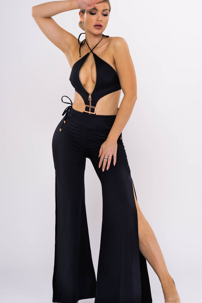 Antoninias | Cleo Wide Leg trousers black