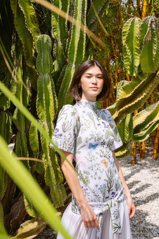 Ashley Stambouli | Blaze Sheer Maxi dress