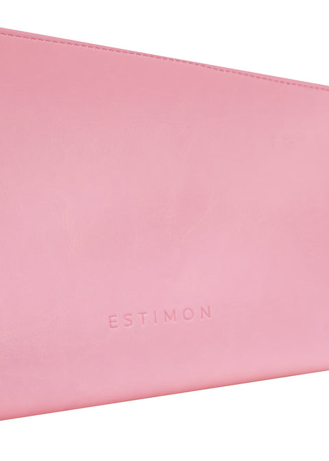 Estimon | Shoulder bag Sliced Baguette corn leather pink