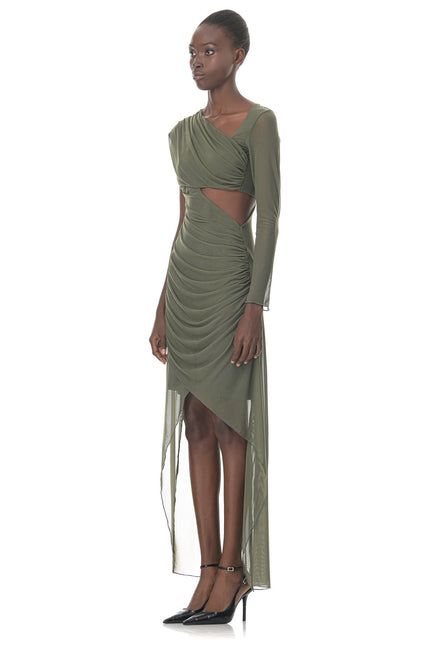 Five p.m. | Sukienka mini Notte khaki