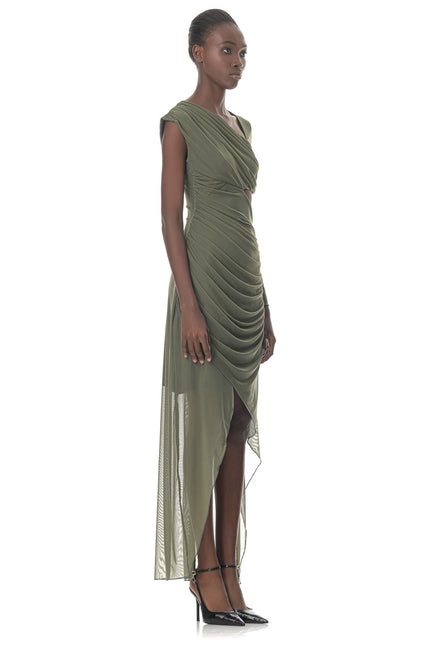 Five p.m. | Sukienka mini Notte khaki