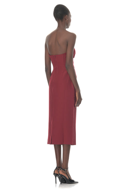 Five p.m. | Glowing Midi Dress Red
