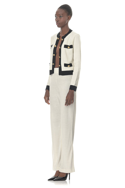 Five p.m. | Straight Trousers Classic White