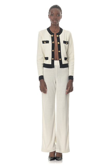 Five p.m. | Straight Trousers Classic White
