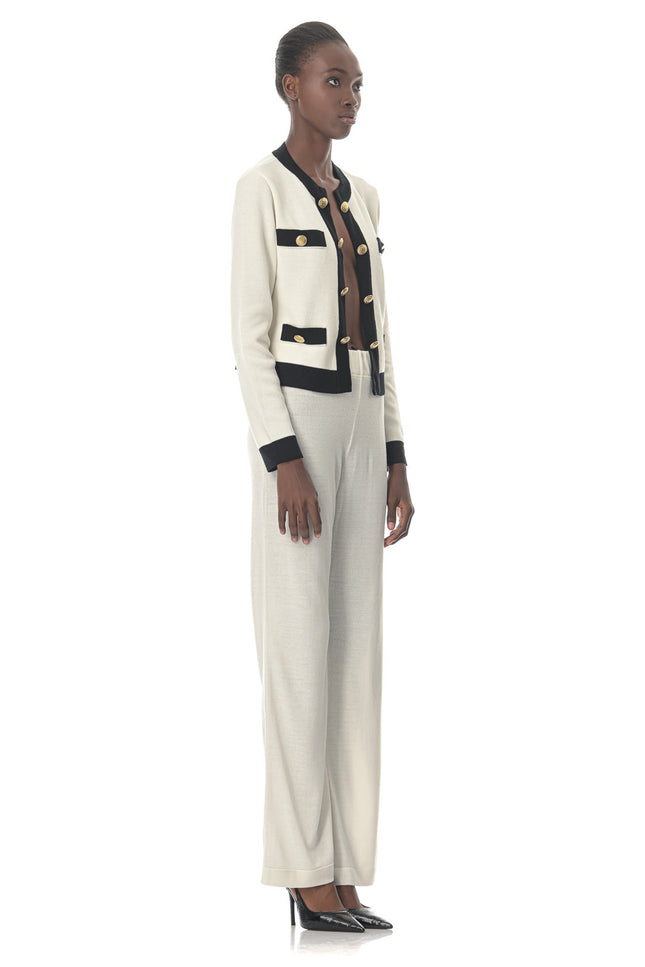 Five p.m. | Straight Trousers Classic White
