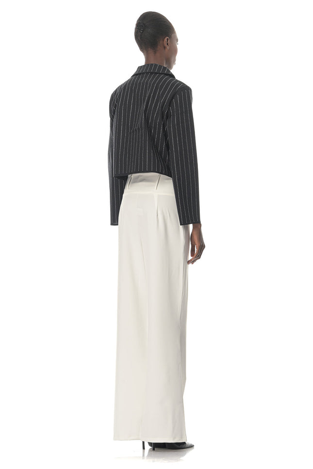 Five p.m. | Luminous Wide Leg Trousers White