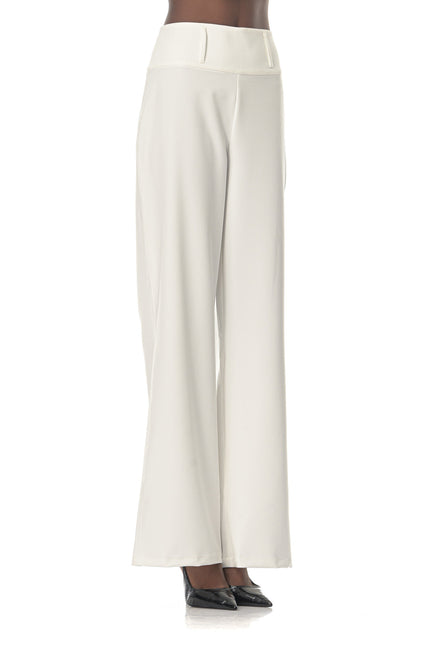 Five p.m. | Luminous Wide Leg Trousers White