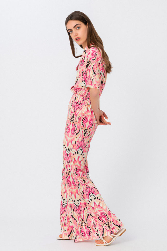 Elizabeth LaGre | Bahar - Print Flared Pants
