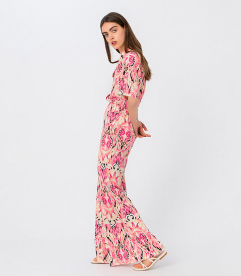 Elizabeth LaGre | Bahar - Print Flared Pants