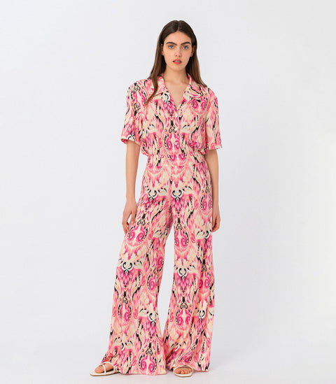 Elizabeth LaGre | Bahar - Print Flared Pants