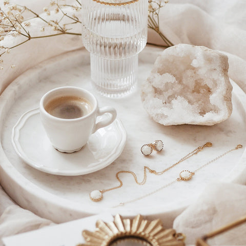 Poporcelain | Rose Charm Pendant Necklace