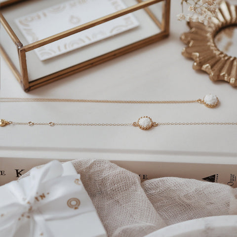 Poporcelain | Rose Charm Bracelet