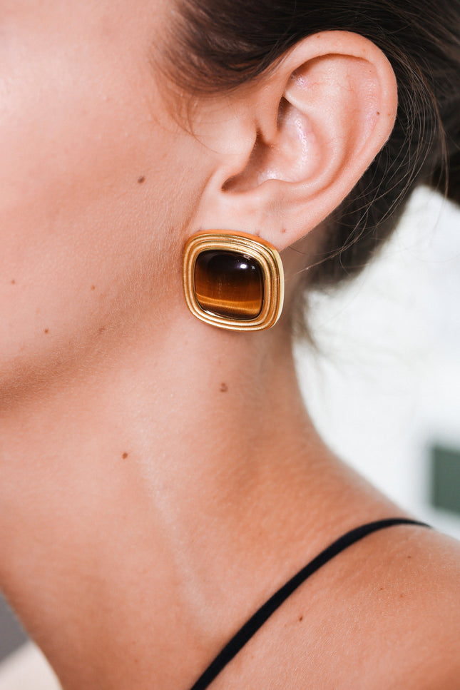 Miss Cecilia | Golden Horizon Ear Studs
