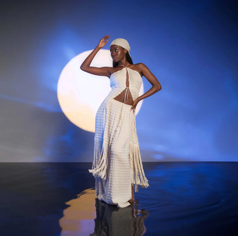 Zhenabia | Zaria Fringe Top