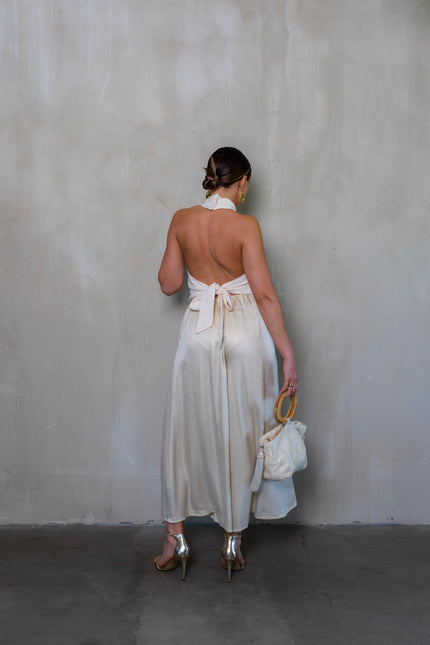 Maoconcept | Kremowe szerokie spodnie Culotte