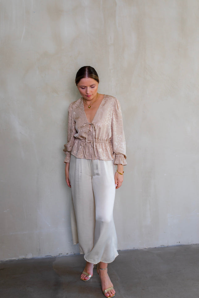 Maoconcept | Shirt Flowers beige
