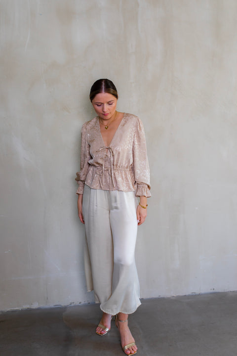 Maoconcept | Shirt Flowers beige