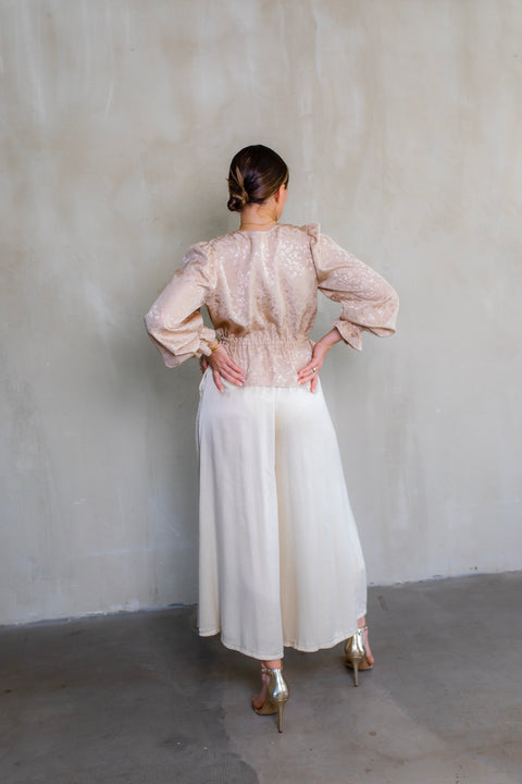 Maoconcept | Shirt Flowers beige