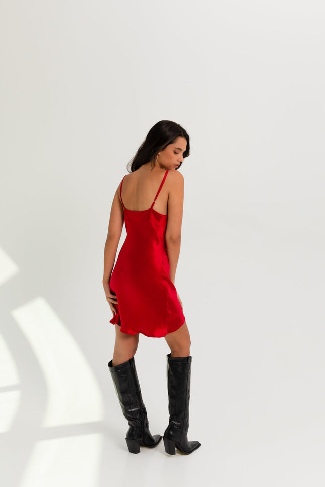 Maoconcept | Czerwona sukienka mini sleep dress