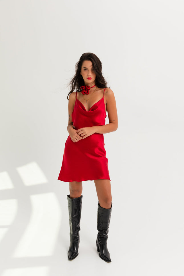 Maoconcept | Czerwona sukienka mini sleep dress