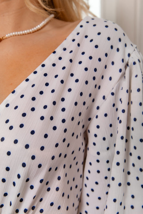 Maoconcept | Midi sukienka w groszki