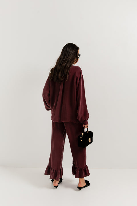 Maoconcept | Wide Leg Trousers Amarone