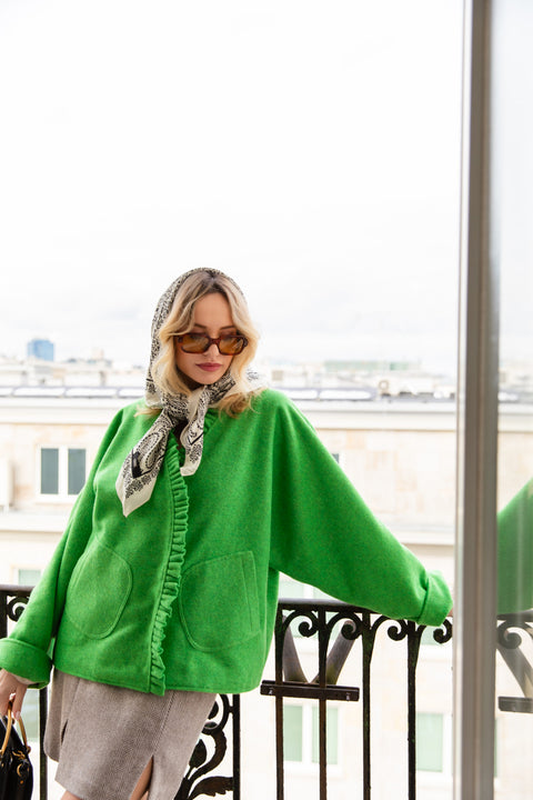 Maoconcept | Zielona kurtka z wilgocią