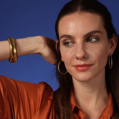 Michael Nash Jewelry | Bransoletka Wide Gold