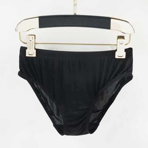 Soft Strokes Silk | Knitted French Cut Panties black