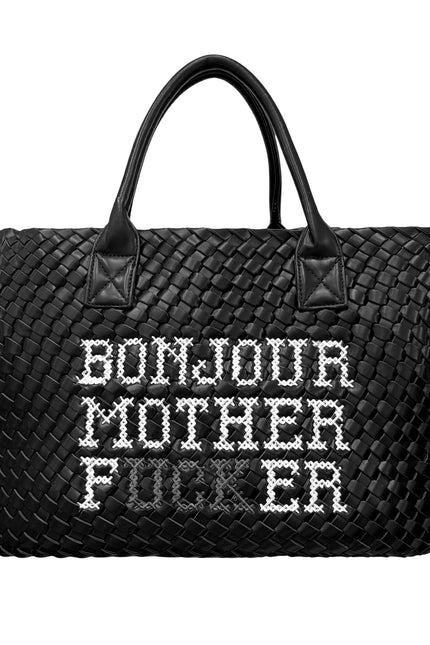 Lilly Loves | Bonjour Motherfucker Black Vegan