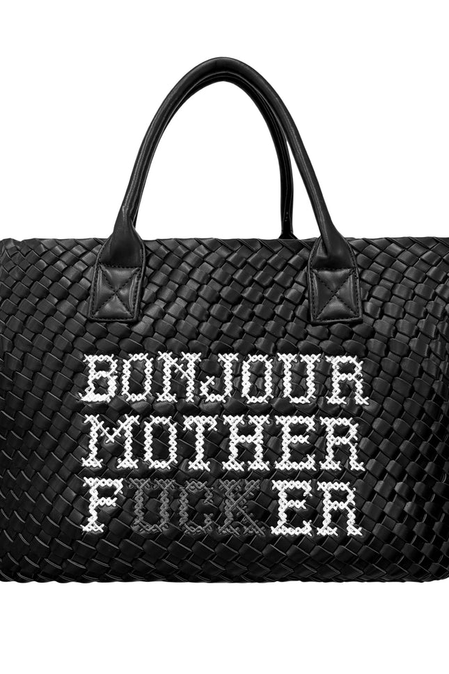 Lilly Loves | Bonjour Motherfucker Black Vegan