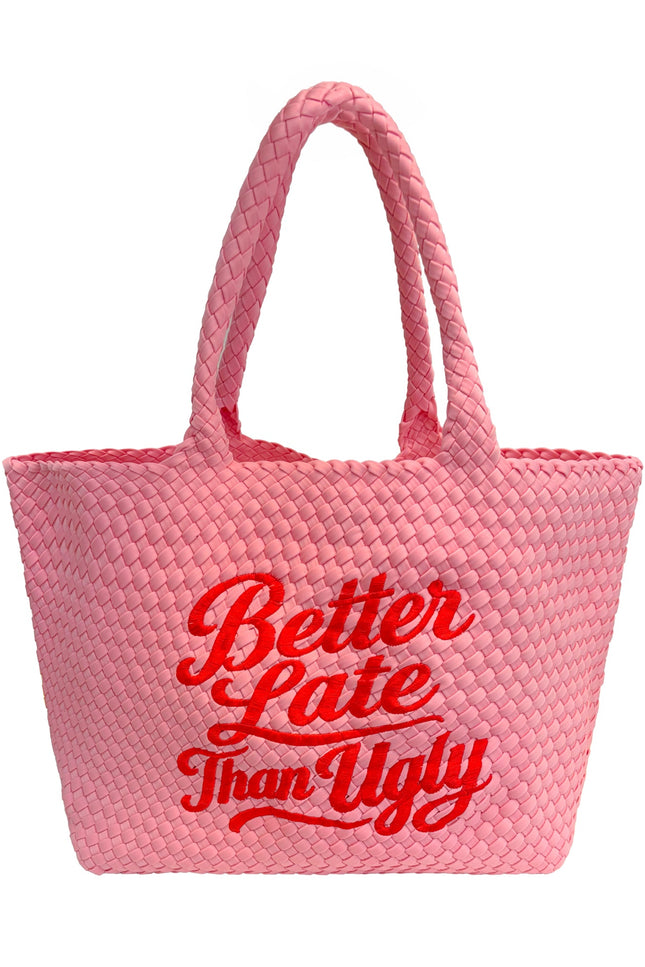 Lilly Loves | Pink Better Late Than Ugly Bag