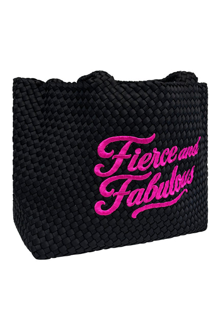 Lilly Loves | Czarna torebka Fierce And Fabulous