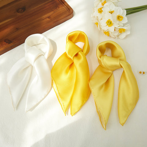 Soft Strokes Silk | Daffodil Pure Silk Shawl