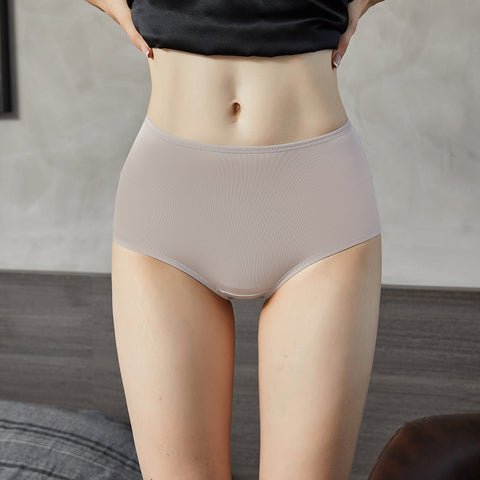 Soft Strokes Silk | Knitted French Cut Panties light grey