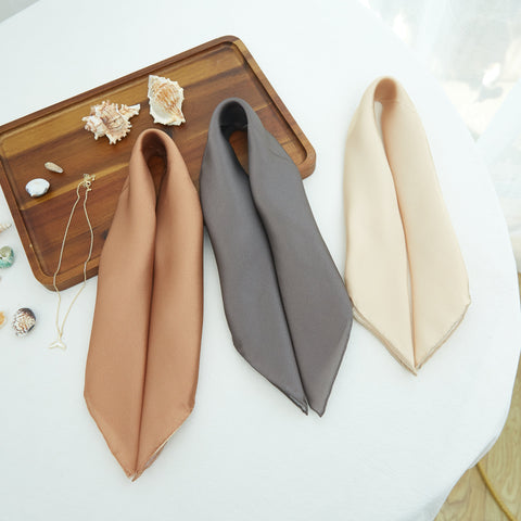 Soft Strokes Silk | Sand Beach Square Shawl