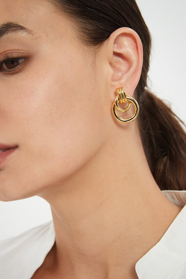 Miss Cecilia | Statement Twisted Ear Studs