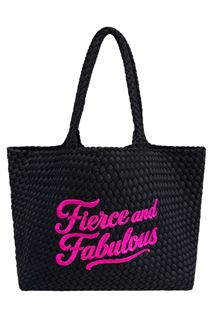 Lilly Loves | Czarna torebka Fierce And Fabulous