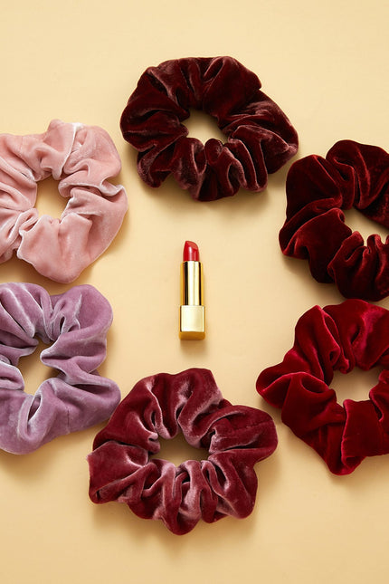 Soft Strokes Silk | Velvet Handmade Lipstick Hair Band