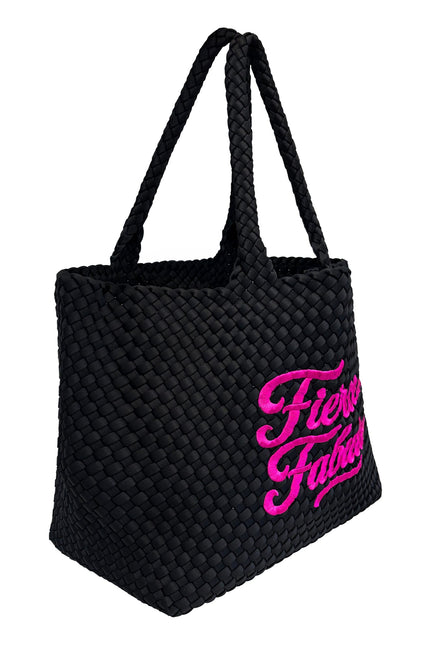 Lilly Loves | Czarna torebka Fierce And Fabulous