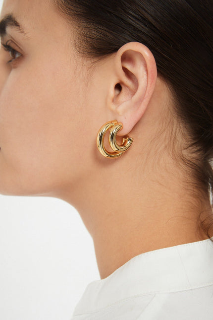 Miss Cecilia | Double Hoop Earrings