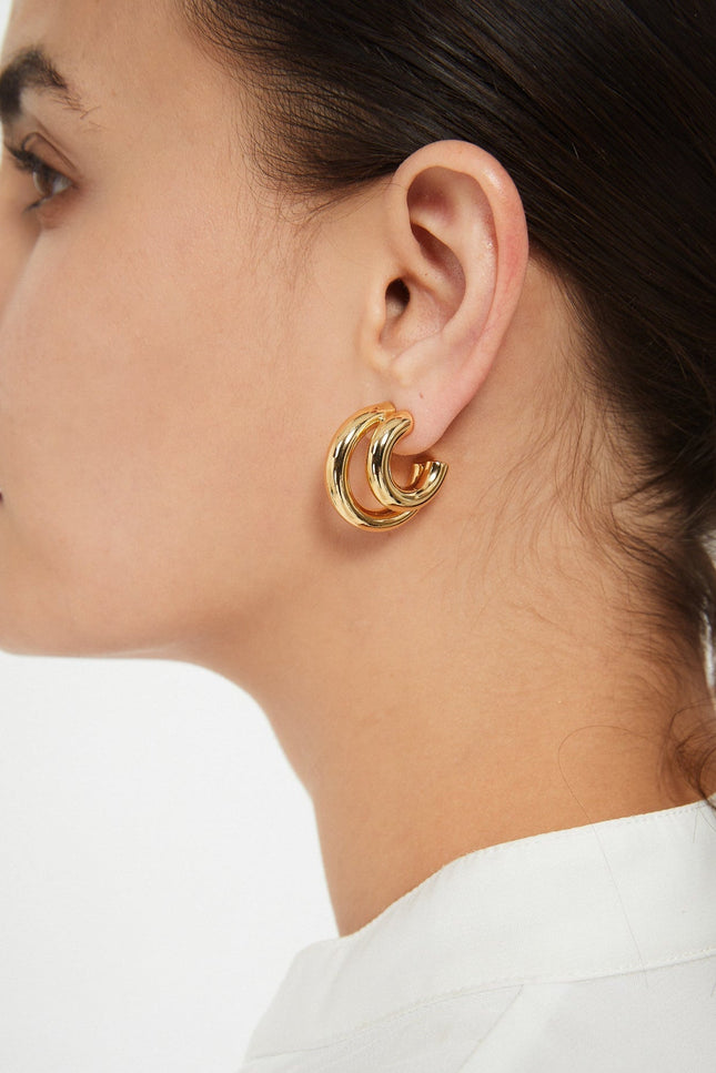 Miss Cecilia | Double Hoop Earrings