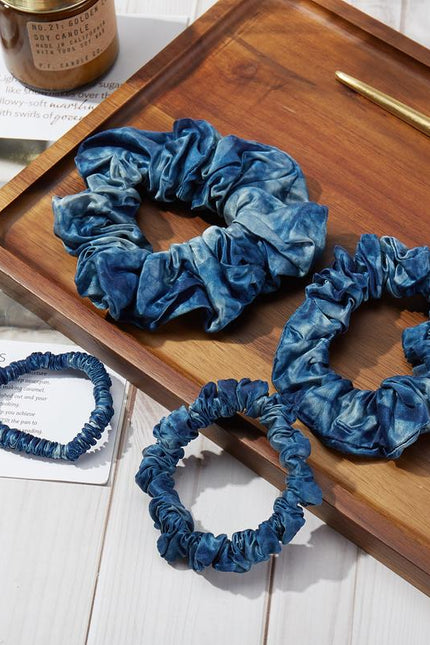 Soft Strokes Silk | Plant Tie Dye Hair Band