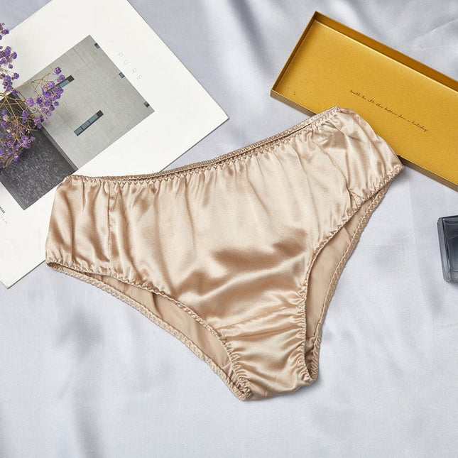 Soft Strokes Silk | Beige Float Bikini Panties