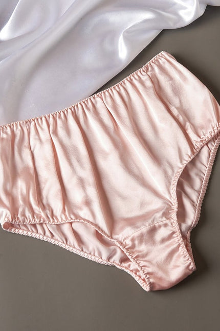 Soft Strokes Silk | Baby Pink Float French Cut Panties