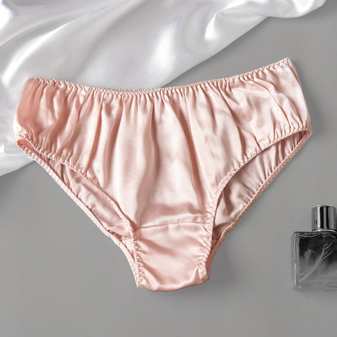 Soft Strokes Silk | Baby Pink Float Bikini Panties