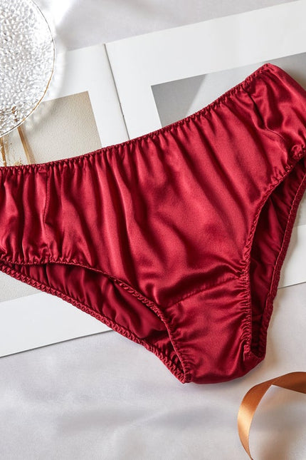 Soft Strokes Silk | Ruby Float Bikini Panties