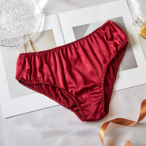 Soft Strokes Silk | Ruby Float Bikini Panties