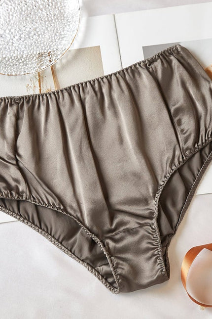 Soft Strokes Silk | Taupe Float French Cut Panties