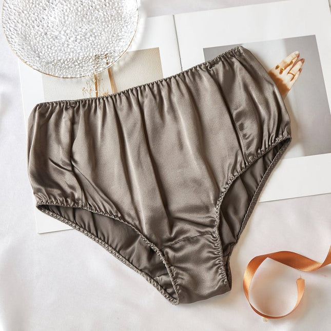 Soft Strokes Silk | Taupe Float French Cut Panties